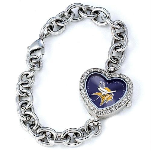 Minnesota Vikings NFL Ladies Heart Series Watch