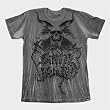 Silver Star Men's HORNY SKULL RIVER WASH T-Shirt