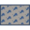 Detroit Lions All-Over Logo Rug