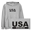 Sweatshirt Heather Gray " Usa Roadie " Occupations
