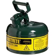 Justrite Type I Galvanized Steel Safety Can