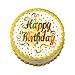 Lucks Edible Image Happy Birthday Ribbons, 1 ea