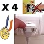 CLICK OUT � France - Lot de 4 - D�branche Prise Mu&hellip de CLICK OUT �