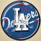 MLB L.A. Dodgers High-Definition Wall Clock