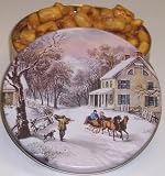 Gourmet Food : Scott's Cakes Honey-Mustard Pretzel Nuggets in a Homestead Tin