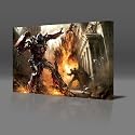 TRANSFORMERS Large 30" CHUNKY Gallery Framed Canvas Art Poster Print Ready To Hang NEW