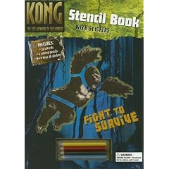 Kong Stencil Book: With Stickers (Kong: The 8th Wonder of the World)