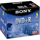 Cheap Sony 5Dpr47L4 4.7 Gb Write Once Dvd+R (5 Pk)