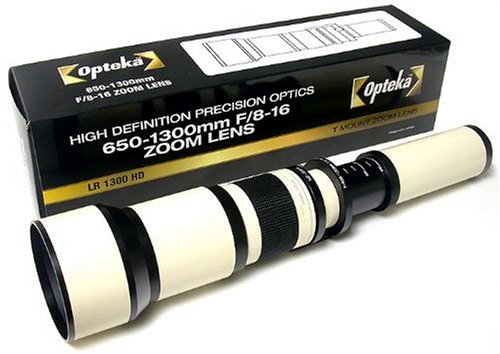Opteka 650-1300mm High Definition Telephoto Lens for Canon EOS 40D, 30D, 20D, 10D, Digital Rebel XT, XTi, XS, XSi