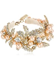Nina Chunky Pearl Line Bracelet, 6.5"