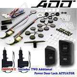 ADD on Universal Power Window Kit 2 + Door Doorlock Actuator