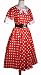Hey Viv ! 50s Retro Style Lucy Dress - Polka Dot