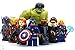 Avengers #2 Super Heroes Ironman Captain America Hulk Minifigure Building Blocks Bricks Assembly Toy 8pcs Not Lego