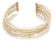 14k Yellow Gold Multi-Strand Cuff Bracelet