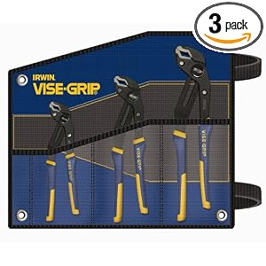 Irwin Industrial Tools 2078711 GrooveLock Kitbag Pliers Set, 3-Piece by 