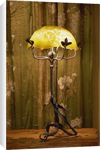 Canvas Prints of Art Nouveau lamp in the Musee de lEcole de Nancy, Nancy, Lorraine, France, from Robert Harding