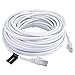 CAT5e RJ45 PATCH ETHERNET NETWORK CABLE 50 FT WHITE