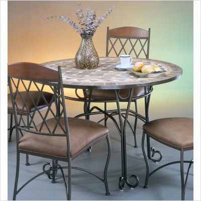 51NGGwQswQL Pastel Furniture Napa Ridge Tumbled Marble Dining Desk