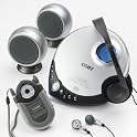 Coby CD Player Mini AM/FM Radio&Mini Speaker System