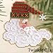 Twinkle Claus Beaded Counted Cross Stitch Ornament Kit Mill Hill 2002 Charmed Santa Faces