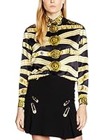 Versace Camisa Mujer (Negro / Dorado)