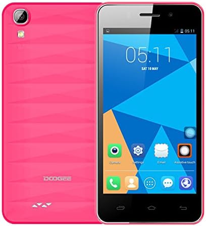DOOGEE Valencia DG800 4.5" IPS MTK6582 4-Core Android 4.4.2 3G Phone 1GB RAM 8GB ROM 13MP CAM (Red)