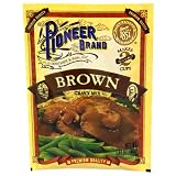 Pioneer Brand Gravy Mix, Brown, 1.61-Ounce Packets (Pack of 24)