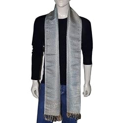 Men Scarf Silk Jacquard Paisley Patterns 10x78 inches