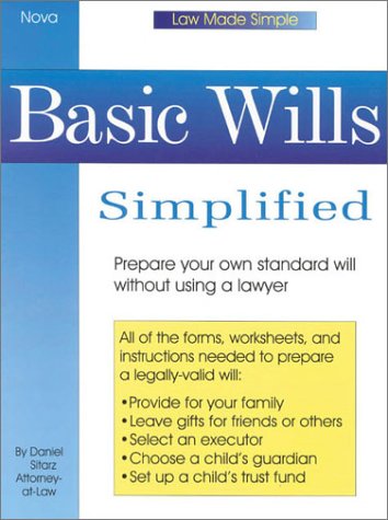 basic wills simplified law made simple
