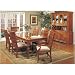 2 NEW SOLID WOOD DINING ARM CHAIRS