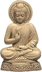 Buddha Wall Relief, 9"H, Stone