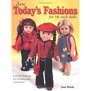 Sew Today's Fashions for 18-Inch Dolls: Full-Size Patterns for Clothing and Accessories