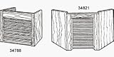 Hardwood Appliance Garage: Corner Unit, Red Oak