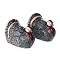 Warren Kimble Set of 4 Harvest Turkey Salt and Pepper Shakers