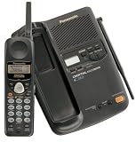 Panasonic KX-TC1733B 900 MHz Cordless Phone with Caller ID and Answering Device (Black)