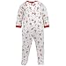 Reebok Houston Rockets White All Over Logo Print Newborn Footed Sleeper
