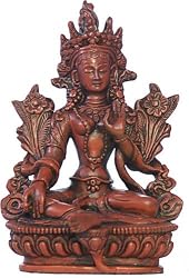 Green Tara (nepali 5.5"H)