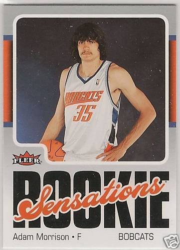 2006 Fleer Rookie Sensations Adam Morrison Rookie Card