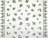 Holly Leaf - 50 by 54-inch Tablecloth - 12 Cnt.