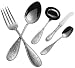 Kitchen & Housewares : Ricci Japanese Bird and Bamboo 5-Piece Stainless-Steel Flatware Hostess Set