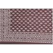 Cotton Sheet for Bed Block Print Twin Size (bssht639)