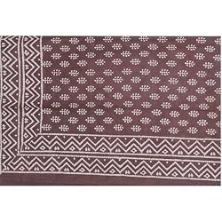 Cotton Sheet for Bed Block Print Twin Size (bssht639)