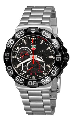 TAG Heuer Men s CAH1010.BA0860 Formula 1 Chronograph Black Dial Watch