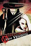 V for Vendetta Movie (V and Natalie Portman) Poster Print - 24" X 36" Collections Poster Print, 24x36 Poster Print, 24x36