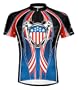 Primal Wear Patriot USA-Themed Cycling Jersey Men's 3XL 3X XXXL with DeFeet socks