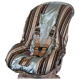 Baby Bella Maya Blue Stripe Toddler Car Seat Cover
