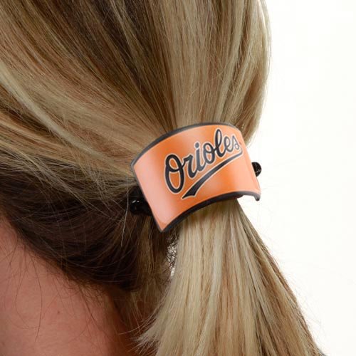 Baltimore Orioles Team Logo Cuff Ponytail Holder