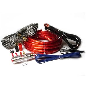 Acoustic Audio AK4 2400W 4 Gauge Car Amplifier Wiring Amp Install Kit