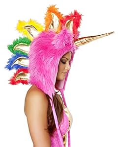 iHeartRaves Pink Unicorn Spirit Hood