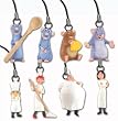Disney Pixar Ratatouille Figure Cell Phone Charms -- Set of 8 Vending Machine Toys